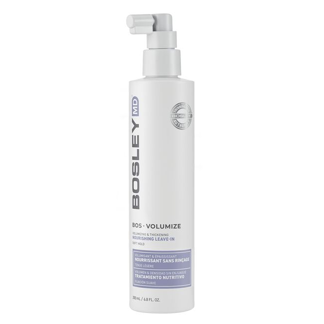 Light Gray Bosley Professional BosVolumize Volumizing & Thickening Nourishing Leave-In