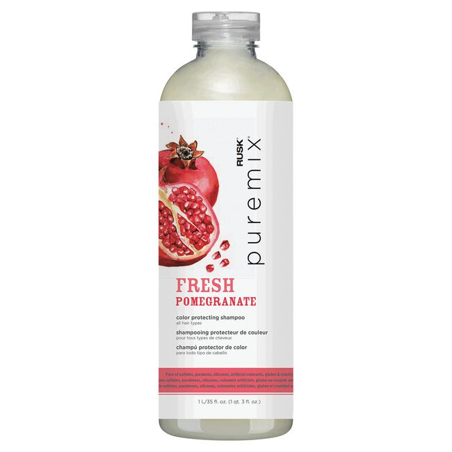White Smoke Rusk PureMix™ Pomegranate Color Protecting Shampoo