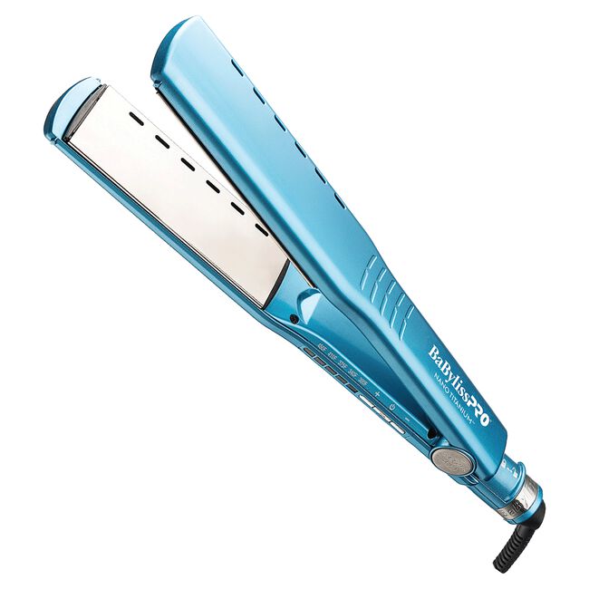 White Smoke BaBylissPRO Nano Titanium 1½" Vented Ionic Flat Iron