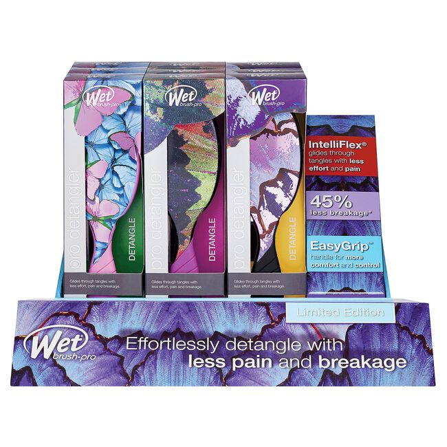White Smoke Wet Brush Detangling Metamorphosis 9 Piece Display
