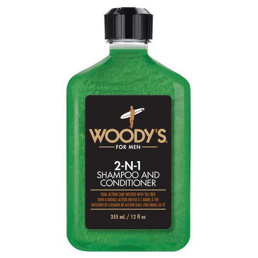 White Smoke Woodys 2-in-1 Thickening Shampoo and Conditioner
