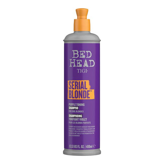 White Smoke TIGI Serial Blonde Purple Toning Shampoo
