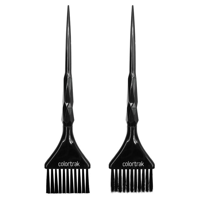 White Smoke Colortrak Betty Dain Black Diamonds 2-Pack Brushes