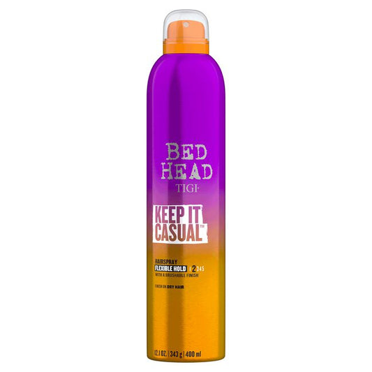 Dark Violet TIGI Keep It Casual Flexible Hold Hair Spray
