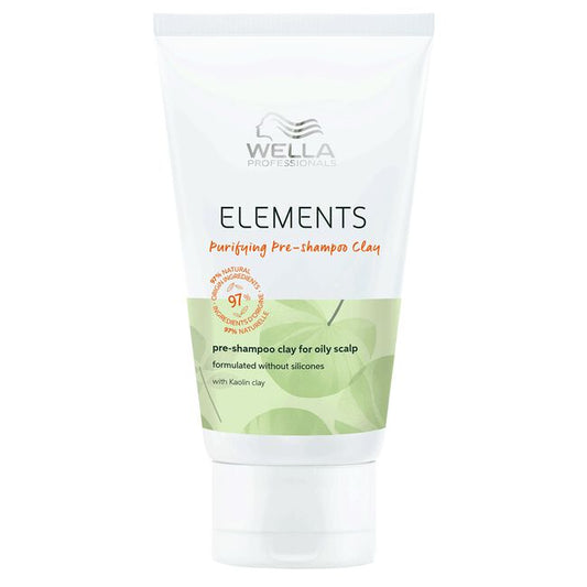 White Smoke Wella Elements Restage Pre-Shampoo Clay