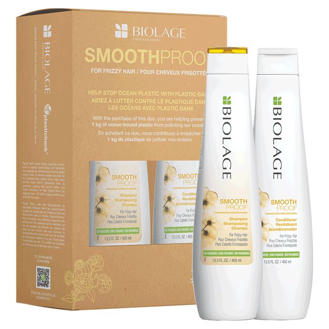 White Smoke Biolage SmoothProof Earth Day Duo