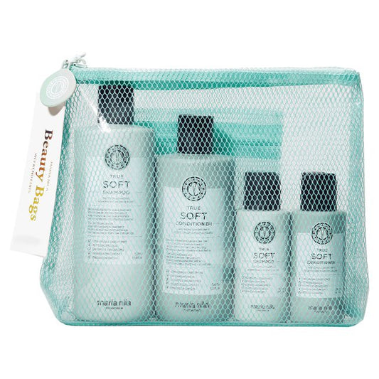 Light Gray Maria Nila True Soft Beauty Bag