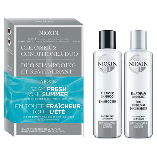 White Smoke Nioxin System 1 Summer Duo