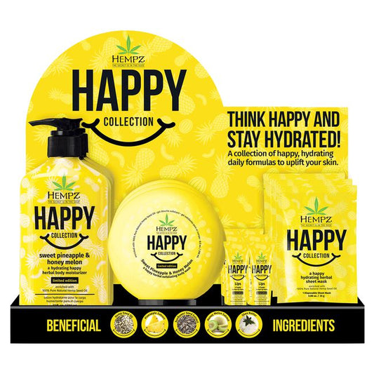 White Smoke Hempz Find Your Happy Display