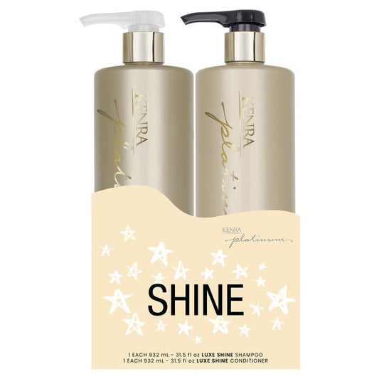Bisque Kenra Professional Platinum Luxe Shine Liter Duo