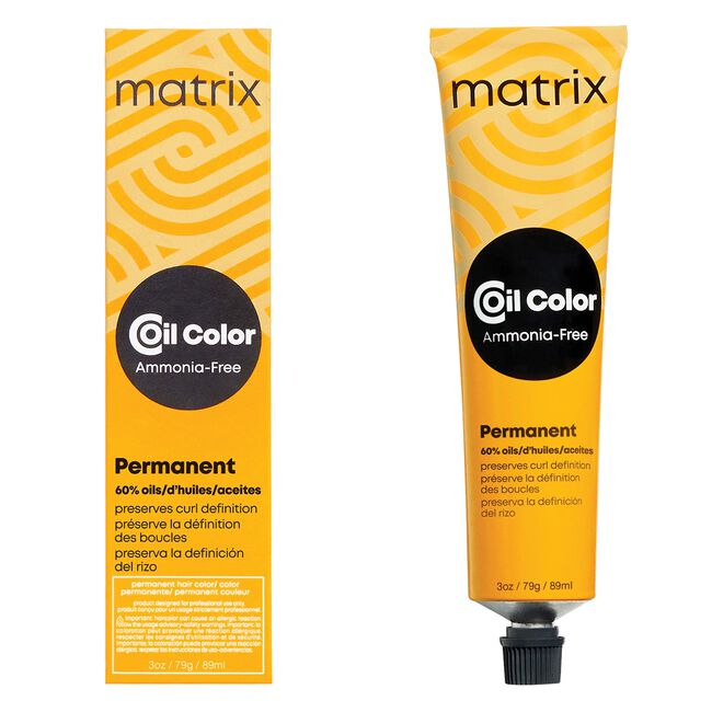 White Smoke Matrix Coil Color Permanent Hair Color