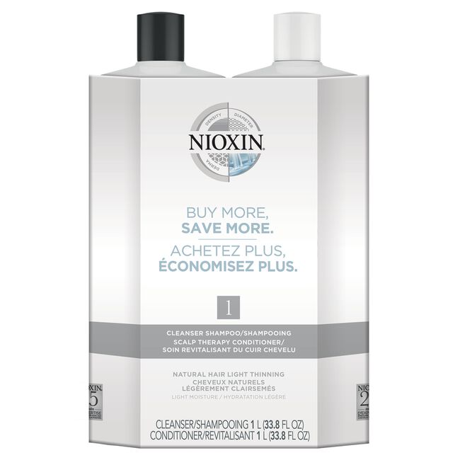 White Smoke Nioxin System 1 Liter Duo