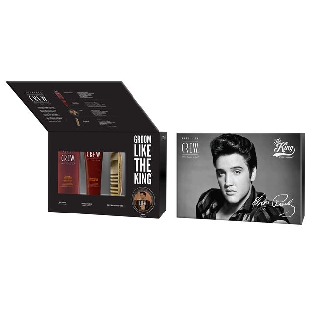 White Smoke American Crew Elvis Pompadour