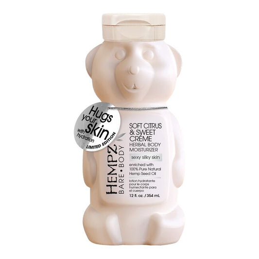 White Smoke Hempz Bare Body Soft Citrus & Sweet Crème Herbal Body Moisturizer