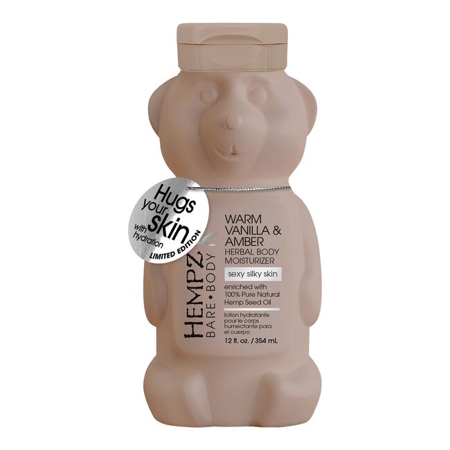White Smoke Hempz Bare Body Warm Vanilla & Amber Herbal Body Moisturizer