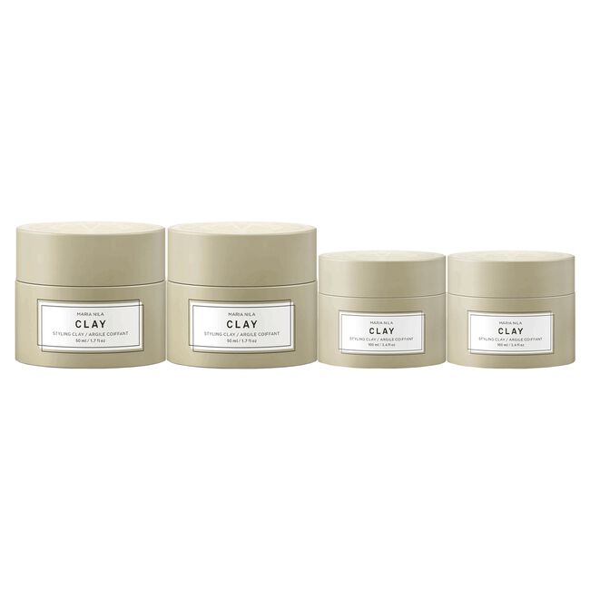 White Smoke Maria Nila Minerals Styling Clay Trio