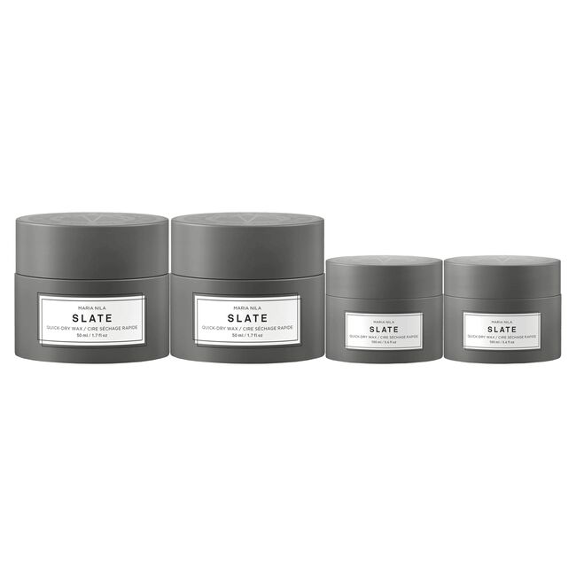 White Smoke Maria Nila Slate Quick Dry Wax Trio
