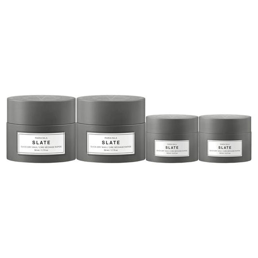 White Smoke Maria Nila Slate Quick Dry Wax Trio