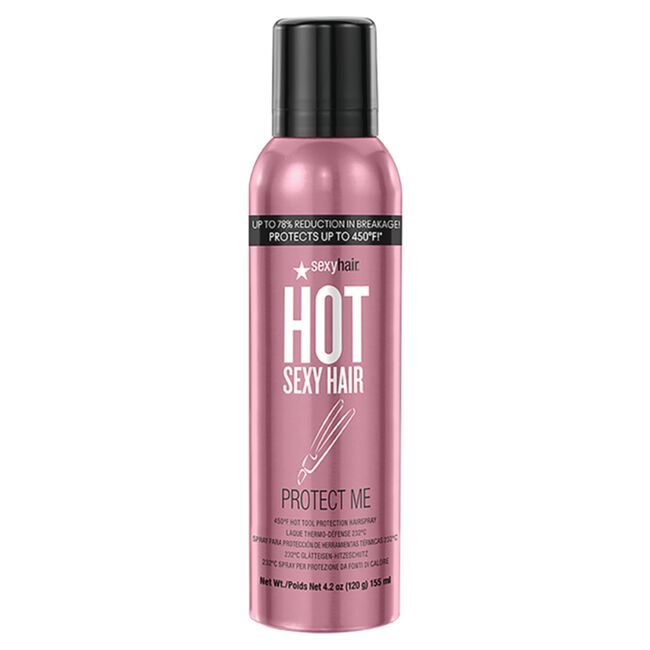 Rosy Brown SexyHair Hot Tool Protection Hairspray