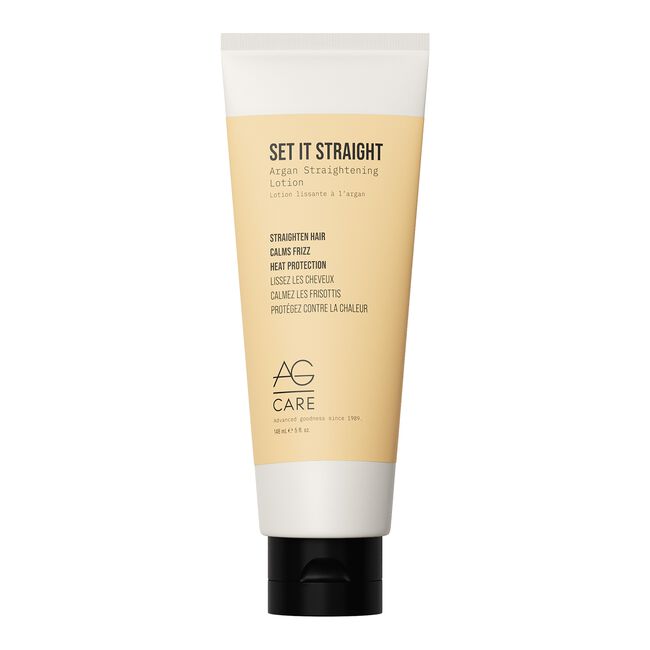 White Smoke AG Care Set It Straight Argan Straightening Lotion