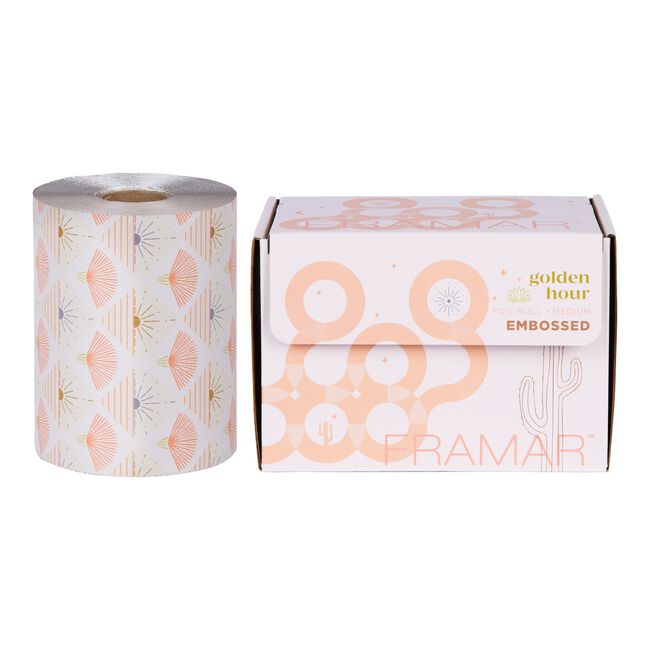 Light Gray Framar Golden Hour Embossed Roll