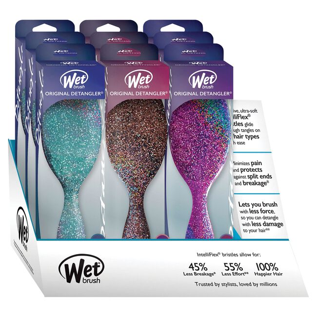 White Smoke Wet Brush Awestruck Original Detangler Display