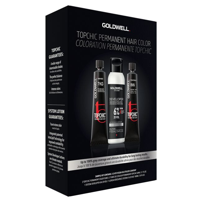 Black Goldwell USA Topchic Trial Kit