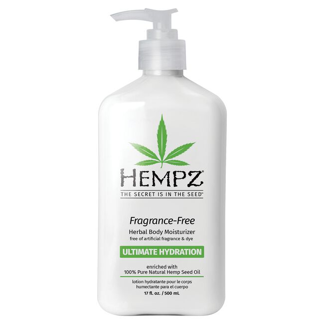 White Smoke Hempz Fragrance-Free Herbal Body Moisturizer