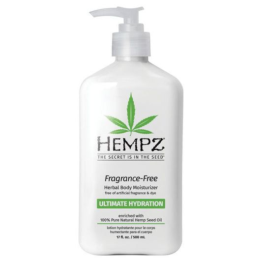 White Smoke Hempz Fragrance-Free Herbal Body Moisturizer