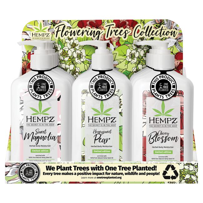 White Smoke Hempz Daily Dose of Nature Display