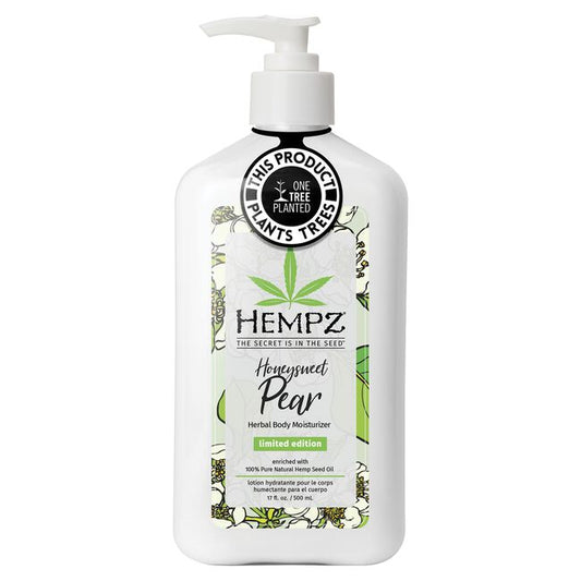 White Smoke Hempz Honeysweet Pear Herbal Body Moisturizer