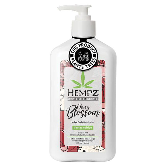 White Smoke Hempz Cherry Blossom Herbal Body Moisturizer