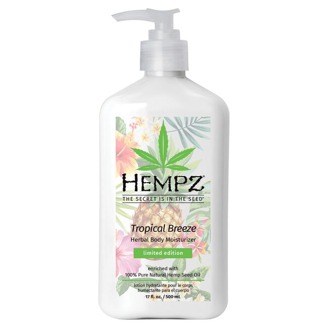 White Smoke Hempz Tropical Breeze Herbal Body Moisturizer
