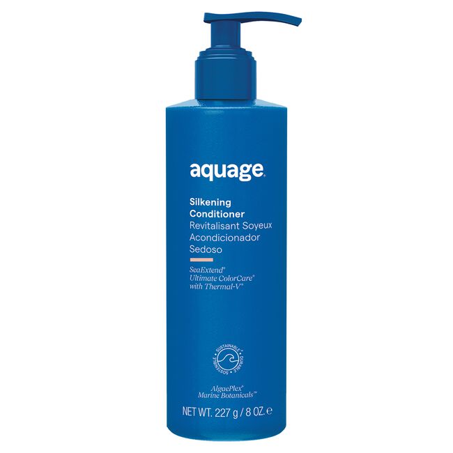 Dark Cyan Aquage Sea Extend Silkening Conditioner