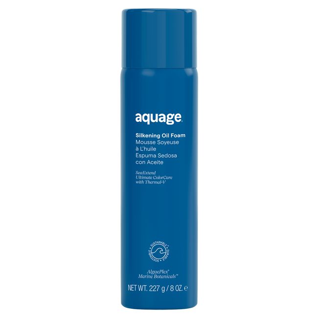 Dark Cyan Aquage Sea Extend Silkening Oil Foam