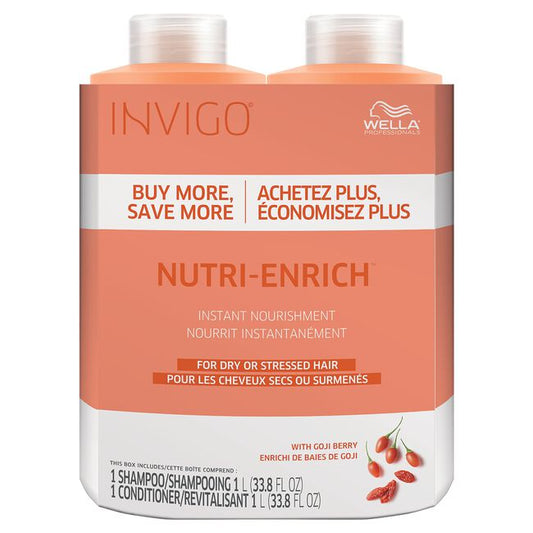 Salmon Wella INVIGO Nutri-Enrich Deep Nourishing Liter Duo