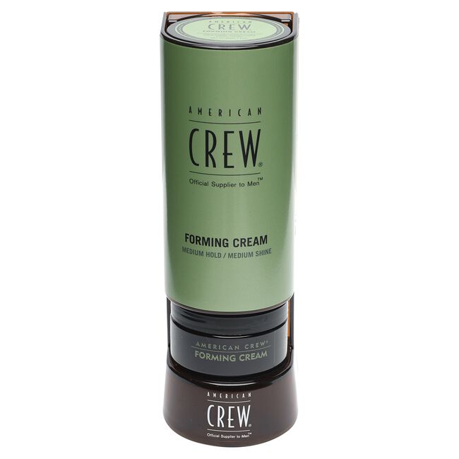 Dim Gray American Crew Classic Forming Cream Gravity Feeder Display