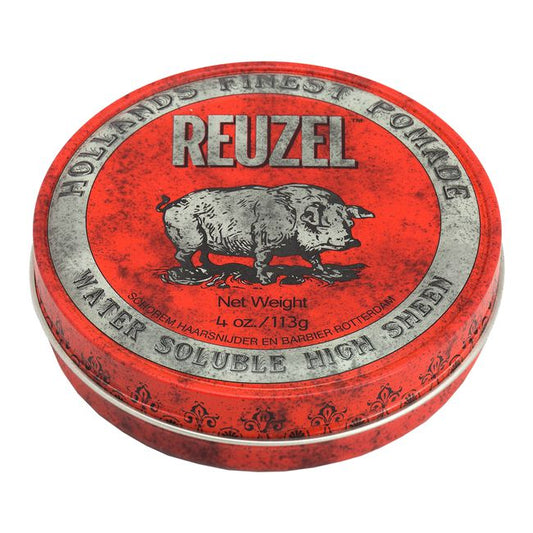 White Smoke Reuzel Red Water Soluble Pomade