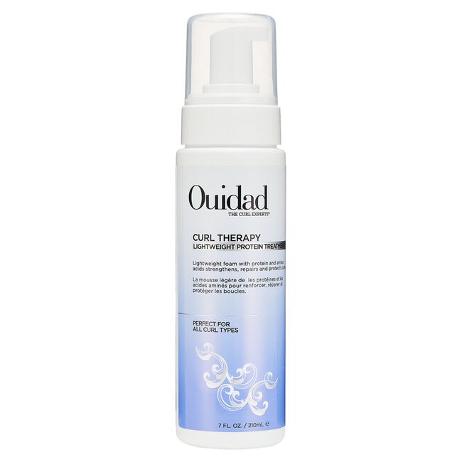 Lavender Ouidad Curl Therapy Lightweight Protein Foam Hair Treatment