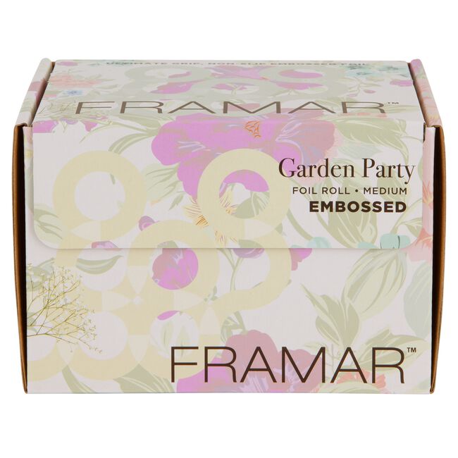 Light Gray Framar Garden Party Embossed Foil Roll