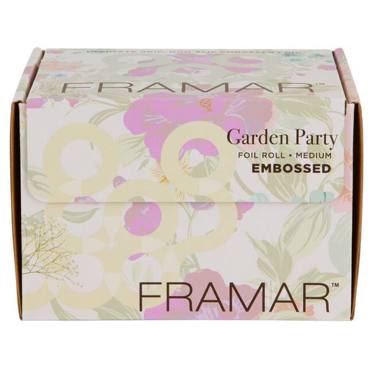 Light Gray Framar Garden Party Embossed Foil Roll