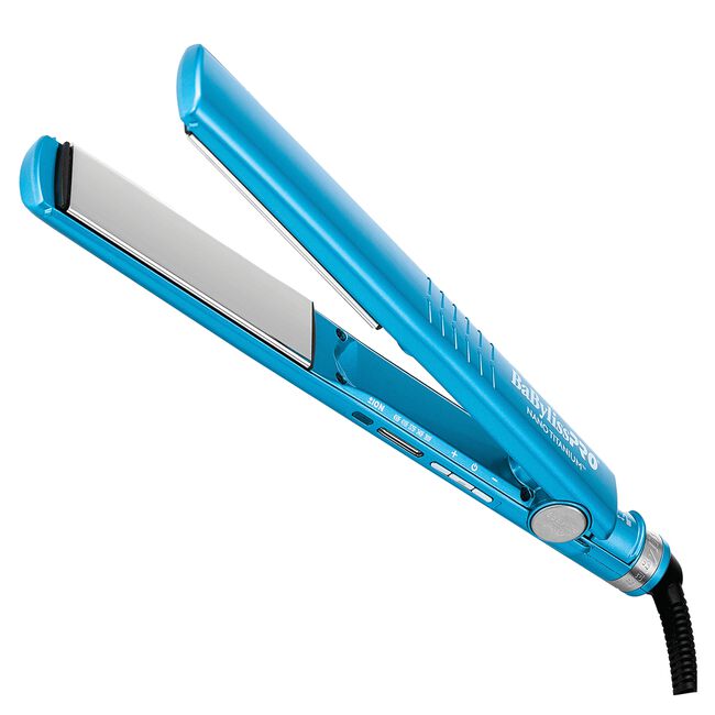 White Smoke BaBylissPRO Nano Titanium Dual Ionic 1-1/4" Flat Iron