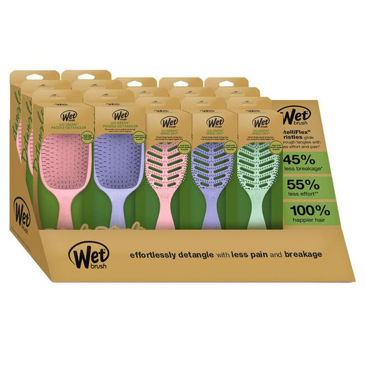 Dark Khaki Wet Brush Go Green Paddle & Speed Dry Display