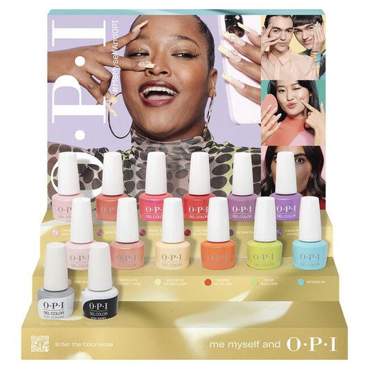 White Smoke OPI Me, Myself, and OPI GelColor Display