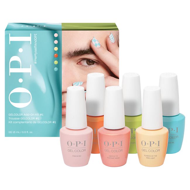 White Smoke OPI Me, Myself, and OPI GelColor Add On Kit 1
