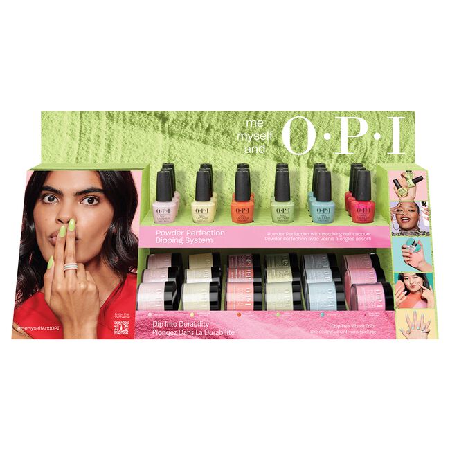 White Smoke OPI Me, Myself, and OPI Nail Lacquer Stock-In-A-Box Display