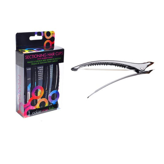 White Smoke Framar Elastic Band Sectioning Clip - Black