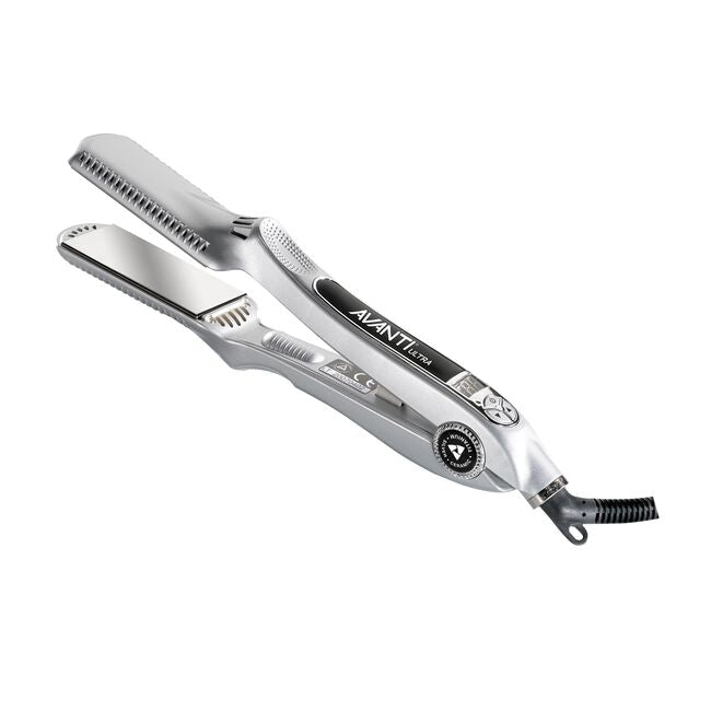 White Smoke Dannyco Electrical Avanti Titanium Flat Iron 1-3/8 Inch