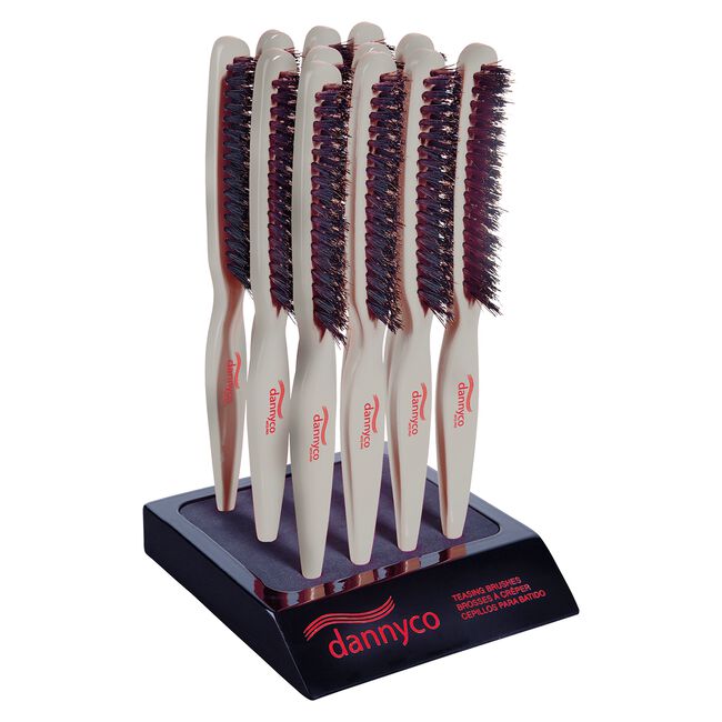White Smoke Dannyco Sundries Limited Edition Wood Teasing Brush 12 Count Display