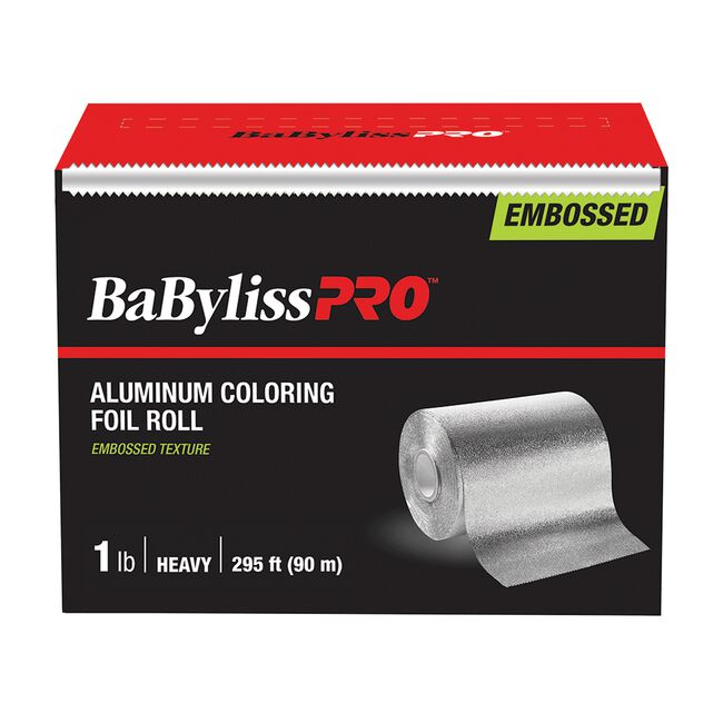 Black BaBylissPRO BaBylissPRO Heavy Embossed Foil Roll - 1lb